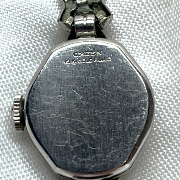 Vintage Gruen Veri-Thin Ladies Watch w/Speidel Bracelet - 10K Gold Filled - Runs main image 4